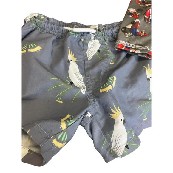 Adidas T-shirt, parrot swim trunks, Mario boxer shorts boys size 5/6 - Picture 3 of 4